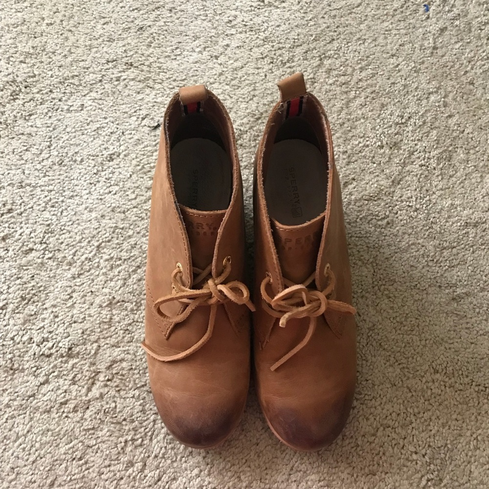 Sperry Harlow Wedge Booties